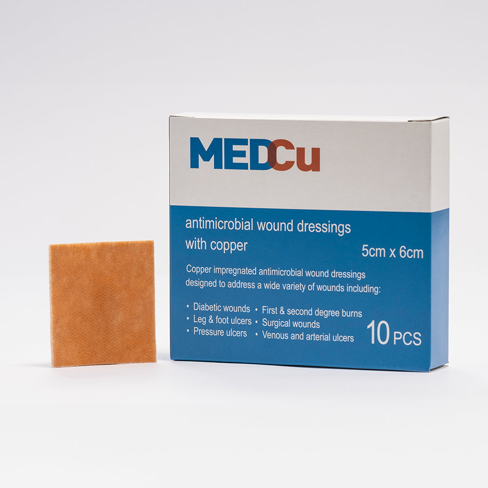 Coreus Dressing MedCu Antimicrobial Copper Dressing 5x6cm | Dynamed – Dynamed Store