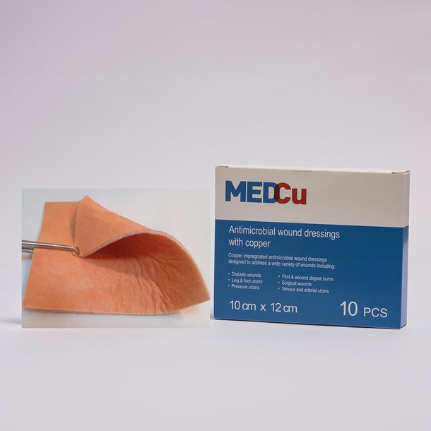 MedCu Antimicrobial Copper Dressing 10x12cm 3-Ply | Dynamed – Dynamed Store