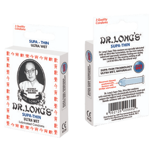 Dr. Long’s Supa-Thin Condoms 3’s