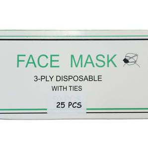 Mask - Surgical - Ties- 3ply Sterile (Box of 25)
